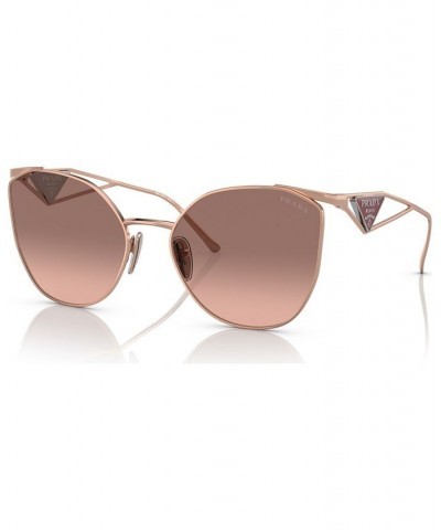 Women's Sunglasses PR 50ZS59-Y 59 Pink Gold-Tone $55.33 Womens