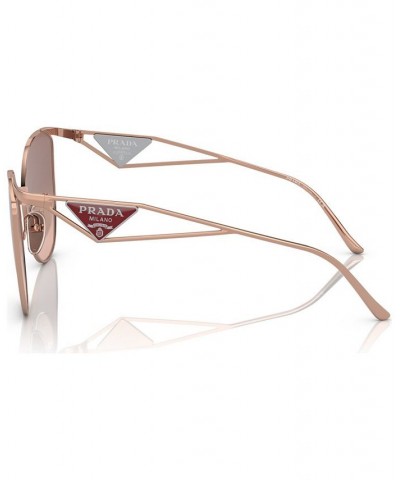 Women's Sunglasses PR 50ZS59-Y 59 Pink Gold-Tone $55.33 Womens