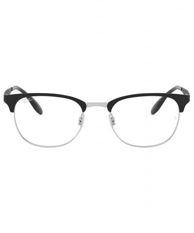 RX6346 Unisex Square Eyeglasses Blacksilve $25.06 Unisex