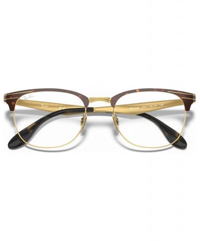 RX6346 Unisex Square Eyeglasses Blacksilve $25.06 Unisex