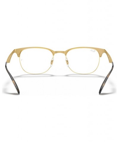 RX6346 Unisex Square Eyeglasses Blacksilve $25.06 Unisex