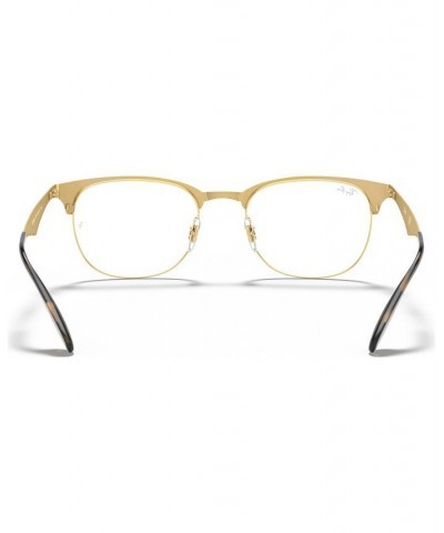 RX6346 Unisex Square Eyeglasses Blacksilve $25.06 Unisex