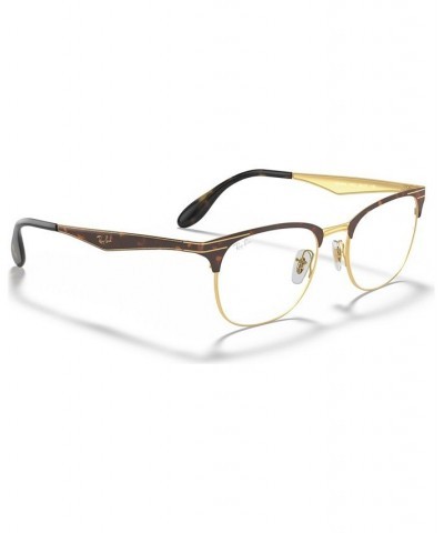 RX6346 Unisex Square Eyeglasses Blacksilve $25.06 Unisex