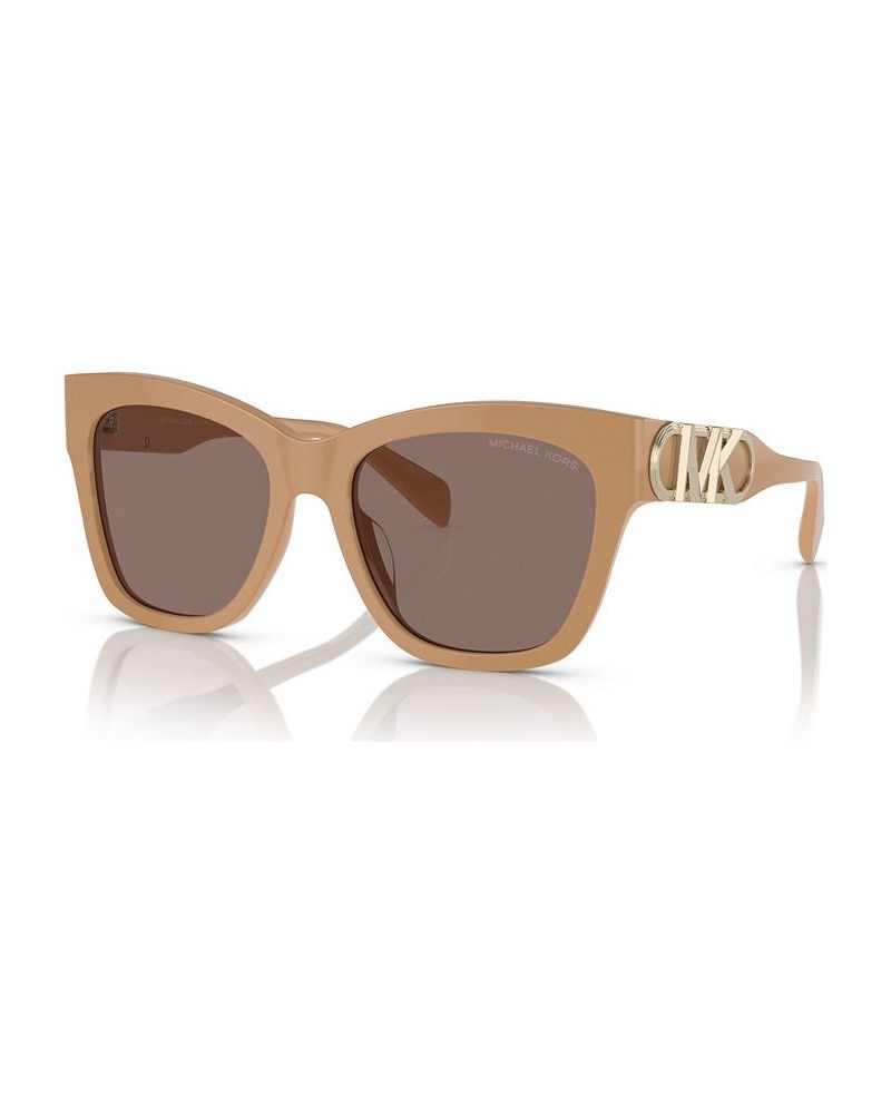 Women's Polarized Sunglasses Empire Square Camel Solid $21.89 Womens