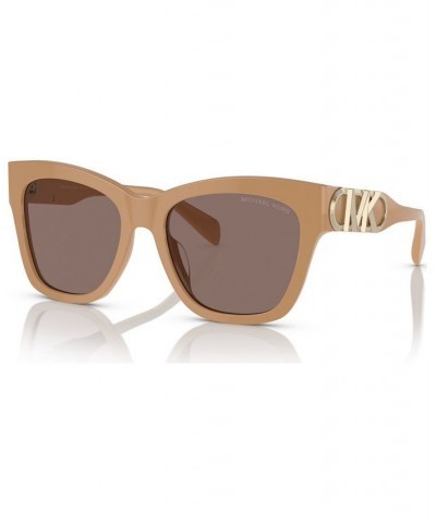 Women's Polarized Sunglasses Empire Square Camel Solid $21.89 Womens