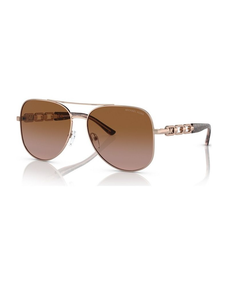 Women's Sunglasses MK112158-Y Rose Gold-Tone $46.11 Womens