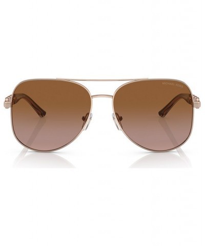 Women's Sunglasses MK112158-Y Rose Gold-Tone $46.11 Womens