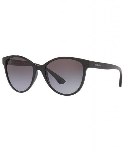 Women's Polarized Sunglasses HU202155-YP Shiny Black $23.40 Womens