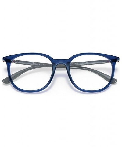RX7190 Unisex Square Eyeglasses Blue $18.46 Unisex