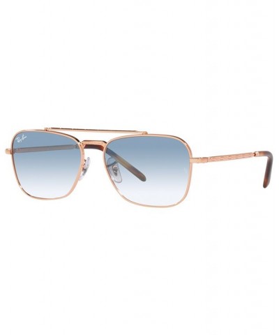 Unisex Sunglasses RB3636 NEW CARAVAN 55 Rose Gold-Tone $53.40 Unisex