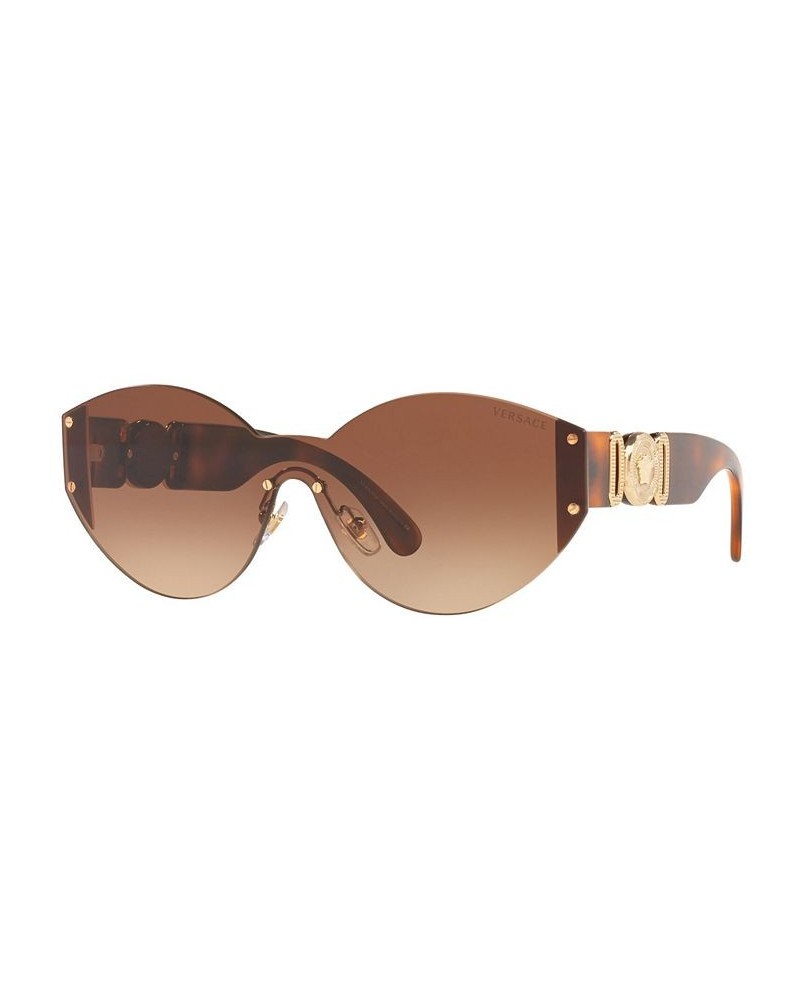 Women's Sunglasses VE2224 46 GOLD/BROWN GRADIENT BROWN $79.35 Womens