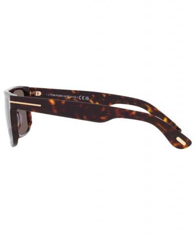 Men's FT0999 58 Sunglasses TR00153158-X Black Shiny $55.90 Mens