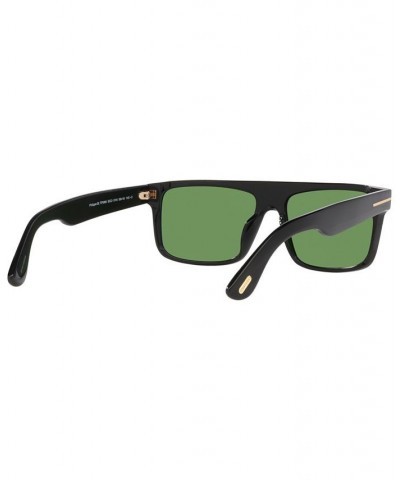 Men's FT0999 58 Sunglasses TR00153158-X Black Shiny $55.90 Mens