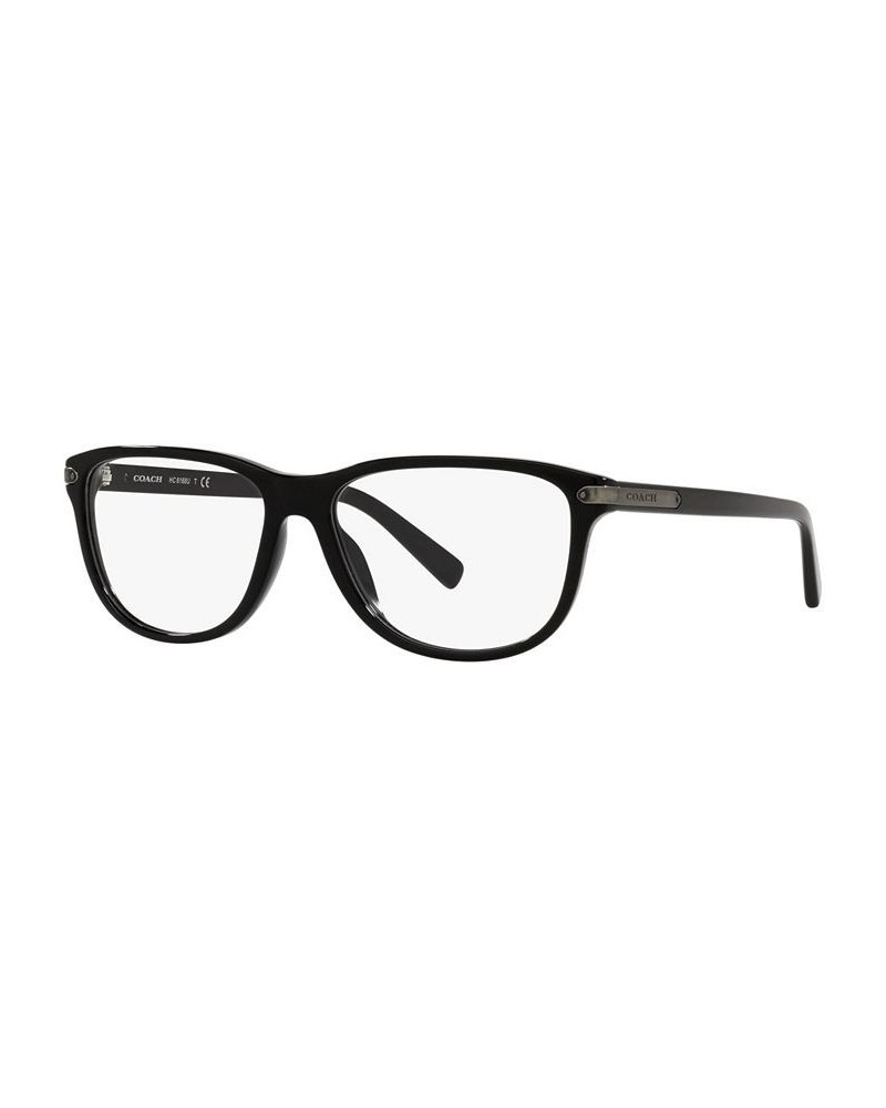 HC6168U Men's Rectangle Eyeglasses Shiny Gray Horn $48.07 Mens