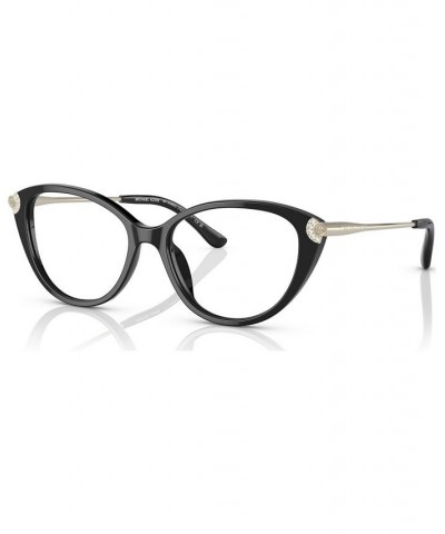 Women's Cat Eye Eyeglasses MK4098BU53-O Black $52.38 Womens