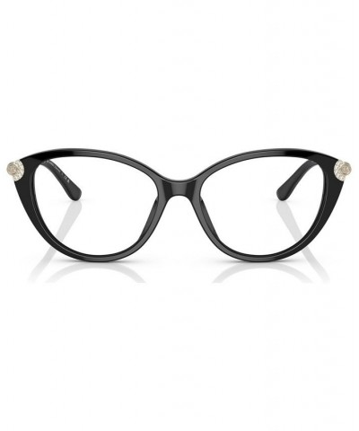 Women's Cat Eye Eyeglasses MK4098BU53-O Black $52.38 Womens