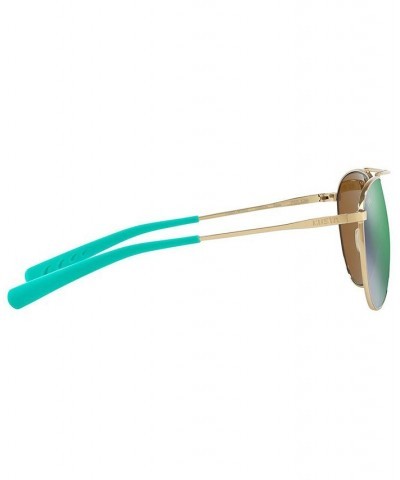 Polarized Sunglasses PIPER 58 GOLD/GREEN MIRROR $37.92 Unisex