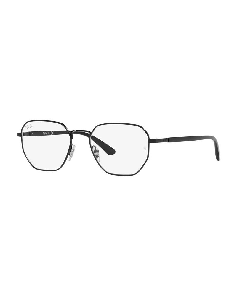 RB6471 Unisex Irregular Eyeglasses Black $13.49 Unisex