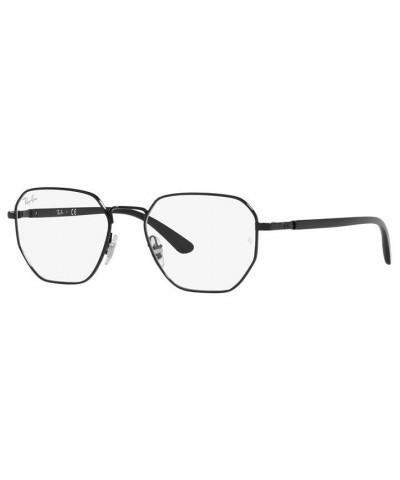 RB6471 Unisex Irregular Eyeglasses Black $13.49 Unisex