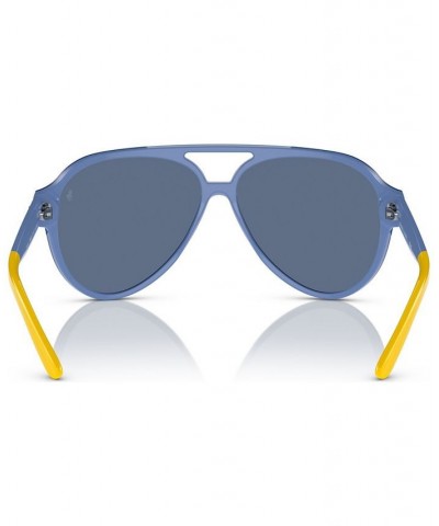 Men's Sunglasses PH4130 Shiny Blue/Light Blue $31.73 Mens