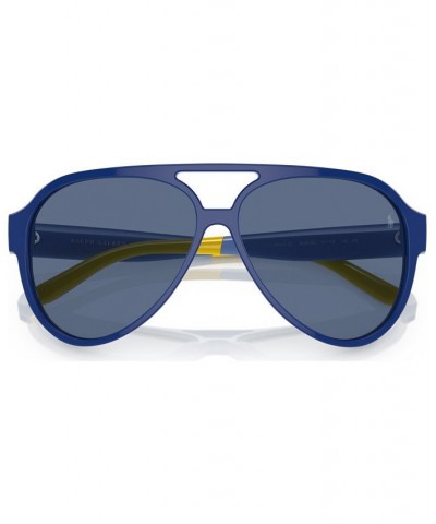 Men's Sunglasses PH4130 Shiny Blue/Light Blue $31.73 Mens