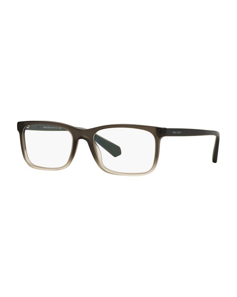 AR7092 Men's Square Eyeglasses Matte Gray Gradient $77.14 Mens
