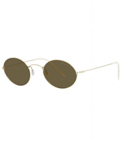 Men's Sunglasses AR6115T 48 Pale Gold-Tone $107.73 Mens