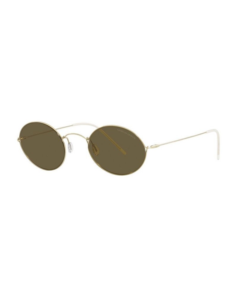 Men's Sunglasses AR6115T 48 Pale Gold-Tone $107.73 Mens