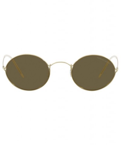 Men's Sunglasses AR6115T 48 Pale Gold-Tone $107.73 Mens