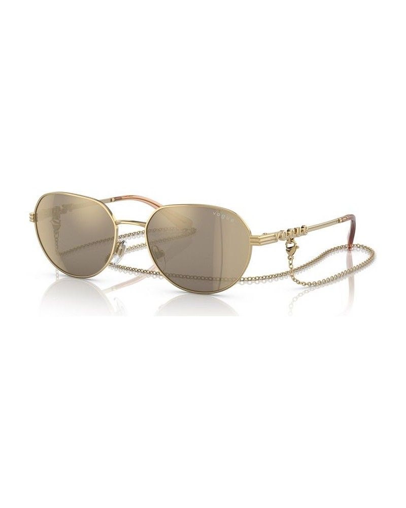 Women's Sunglasses 0VO4254S 280 Created for Macy's Gold-Tone $26.00 Womens
