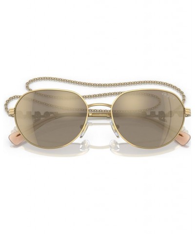 Women's Sunglasses 0VO4254S 280 Created for Macy's Gold-Tone $26.00 Womens