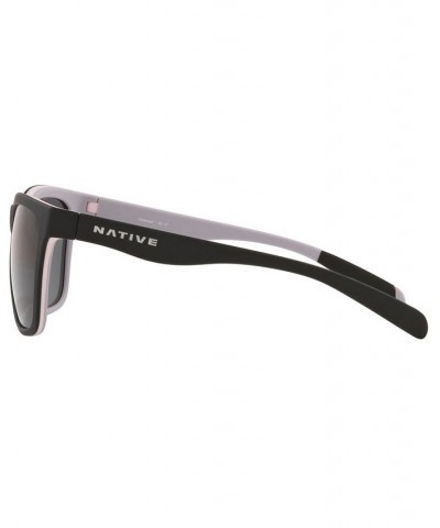 Native Men's Polarized Sunglasses XD9005 56 MATTE BLACK/BLUSH/VIOLET/GREY $7.08 Mens