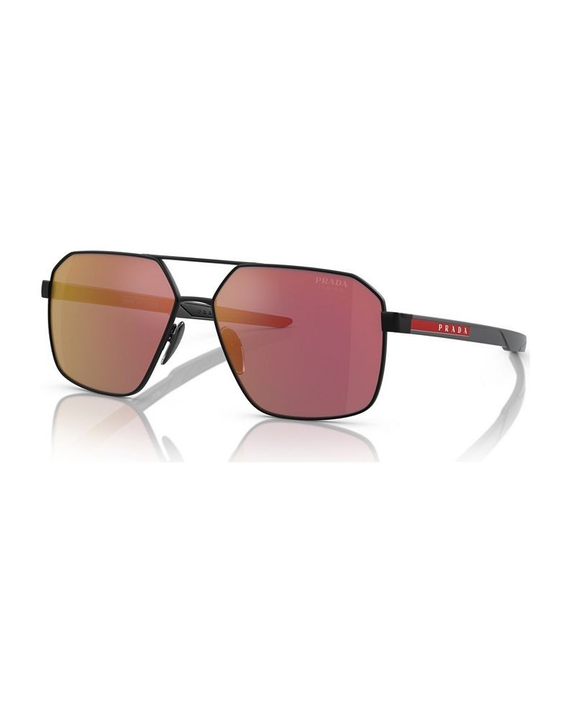 Men's Sunglasses PS 55WS Matte Black $102.87 Mens