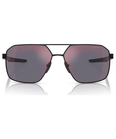 Men's Sunglasses PS 55WS Matte Black $102.87 Mens