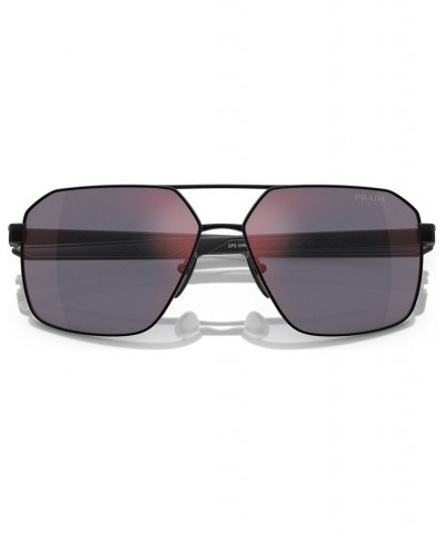 Men's Sunglasses PS 55WS Matte Black $102.87 Mens