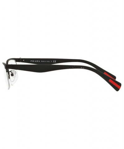 PS 52FV Men's Rectangle Eyeglasses Rubber Bla $83.70 Mens