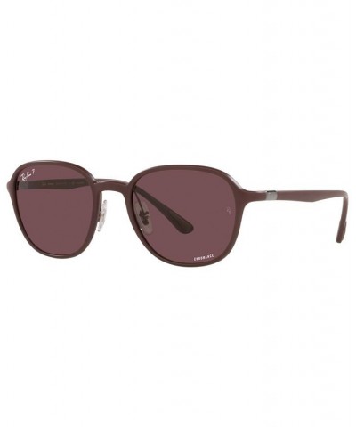 Unisex Polarized Sunglasses RB4341CH 51 Violet $58.24 Unisex