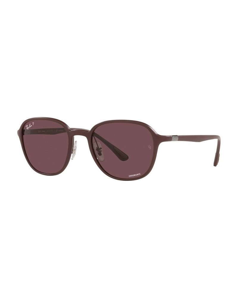 Unisex Polarized Sunglasses RB4341CH 51 Violet $58.24 Unisex