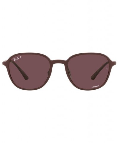 Unisex Polarized Sunglasses RB4341CH 51 Violet $58.24 Unisex