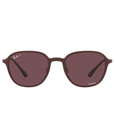 Unisex Polarized Sunglasses RB4341CH 51 Violet $58.24 Unisex