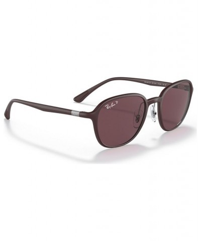 Unisex Polarized Sunglasses RB4341CH 51 Violet $58.24 Unisex