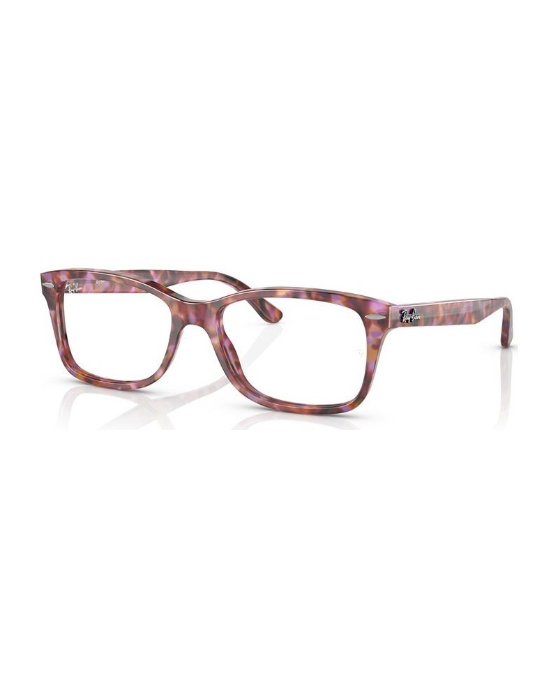 Unisex Square Eyeglasses RX542855-O Red $24.83 Unisex