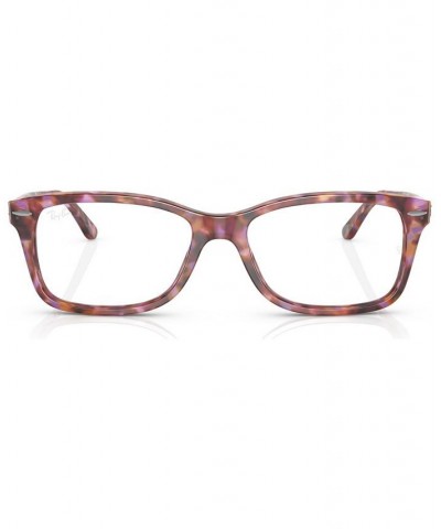 Unisex Square Eyeglasses RX542855-O Red $24.83 Unisex