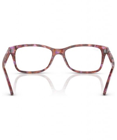 Unisex Square Eyeglasses RX542855-O Red $24.83 Unisex