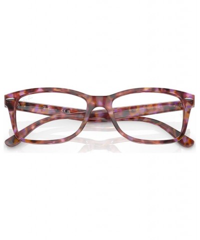 Unisex Square Eyeglasses RX542855-O Red $24.83 Unisex