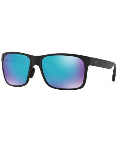 Red Sands Polarized Sunglasses 432 Blue Hawaii Collection BLACK MATTE/BLUE MIRROR POLAR $74.70 Unisex