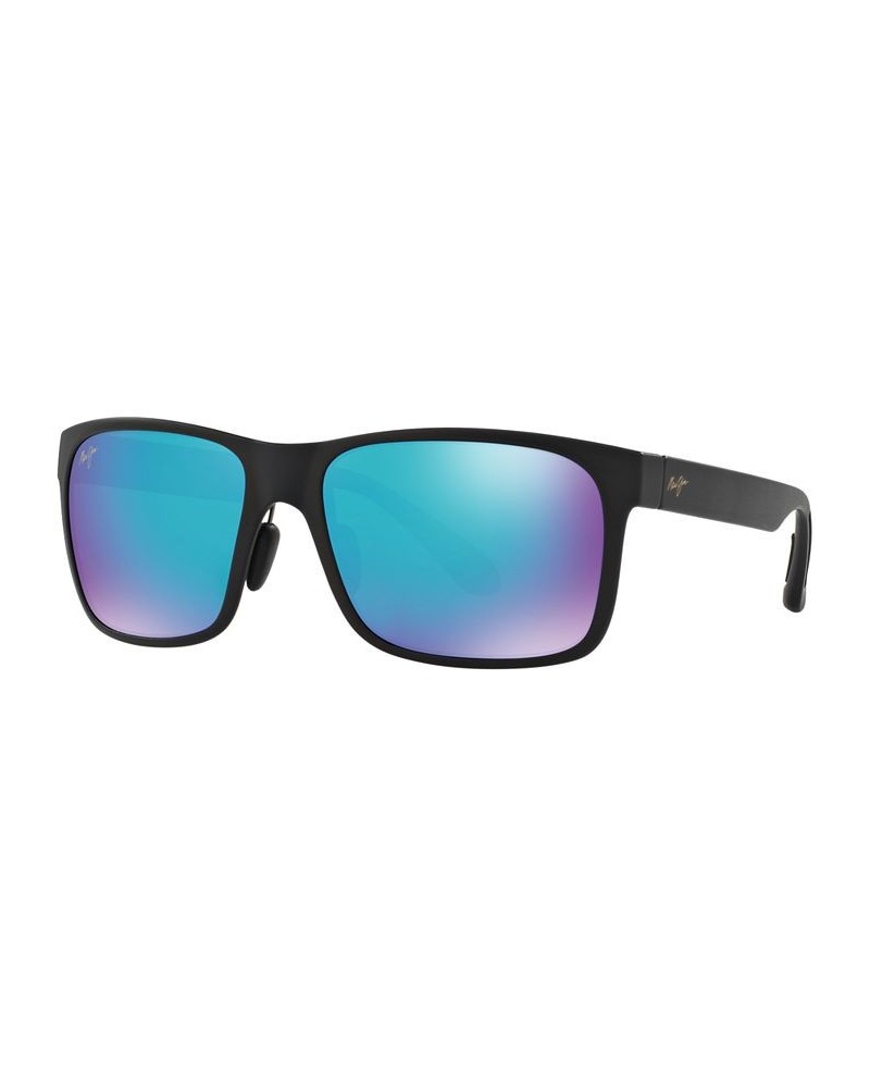 Red Sands Polarized Sunglasses 432 Blue Hawaii Collection BLACK MATTE/BLUE MIRROR POLAR $74.70 Unisex
