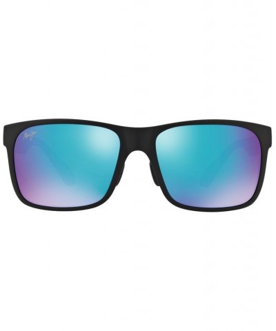 Red Sands Polarized Sunglasses 432 Blue Hawaii Collection BLACK MATTE/BLUE MIRROR POLAR $74.70 Unisex