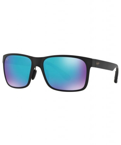 Red Sands Polarized Sunglasses 432 Blue Hawaii Collection BLACK MATTE/BLUE MIRROR POLAR $74.70 Unisex