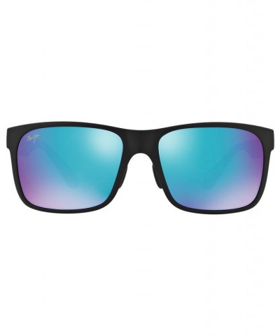 Red Sands Polarized Sunglasses 432 Blue Hawaii Collection BLACK MATTE/BLUE MIRROR POLAR $74.70 Unisex